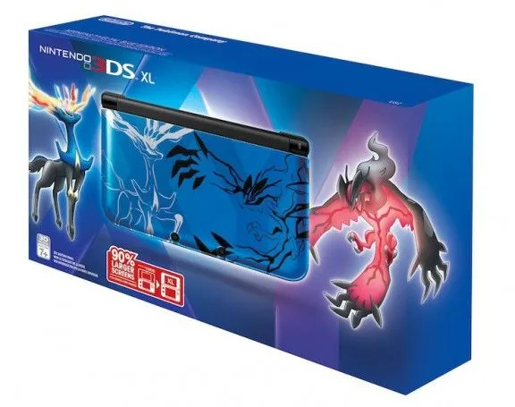 Nintendo 3DS XL HW Pokemon X Y Blue Edition