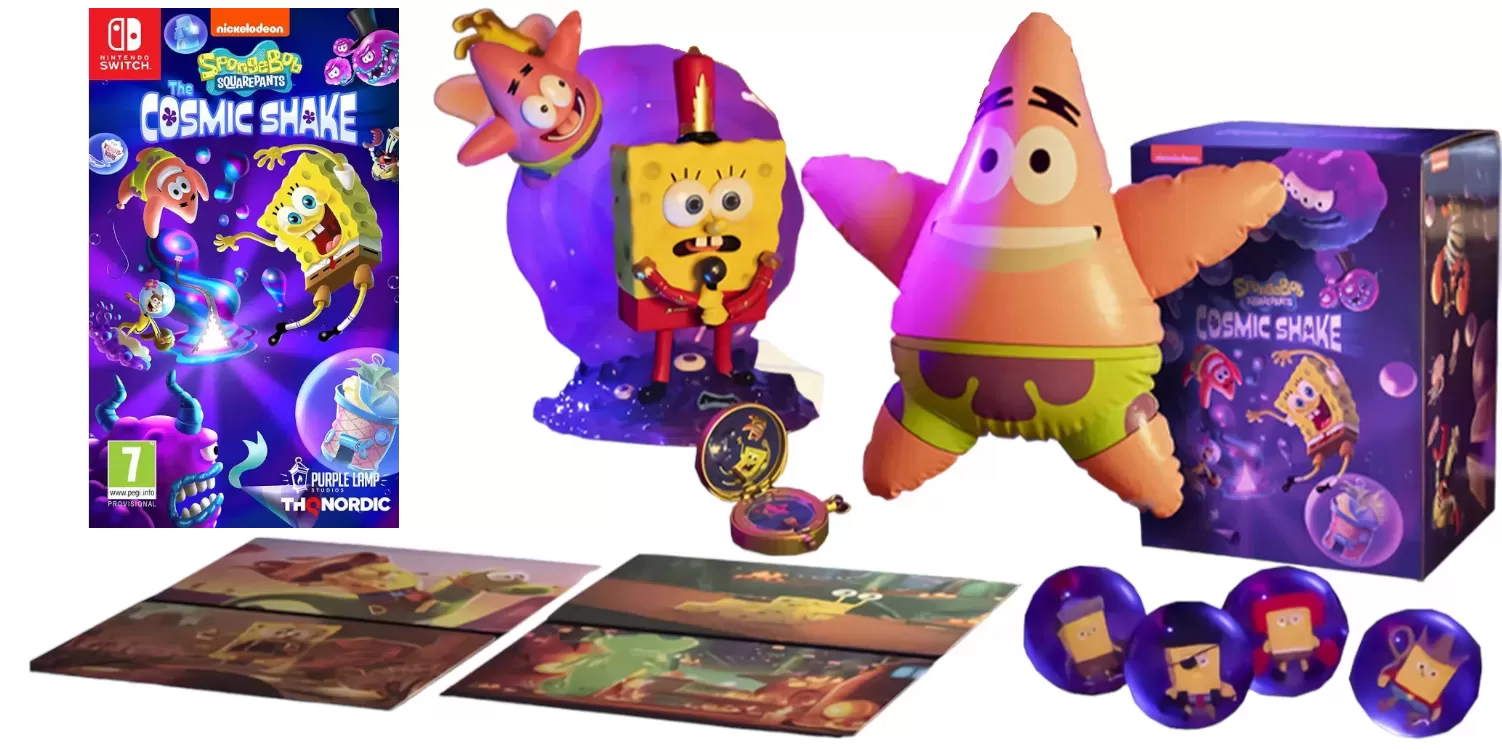 Купить игру SpongeBob SquarePants: The Cosmic Shake (Губка Боб Квадратные  Штаны: Космический коктейль) Collectors Edition Русская версия (Switch) для  Nintendo Switch в Москве - NextGame