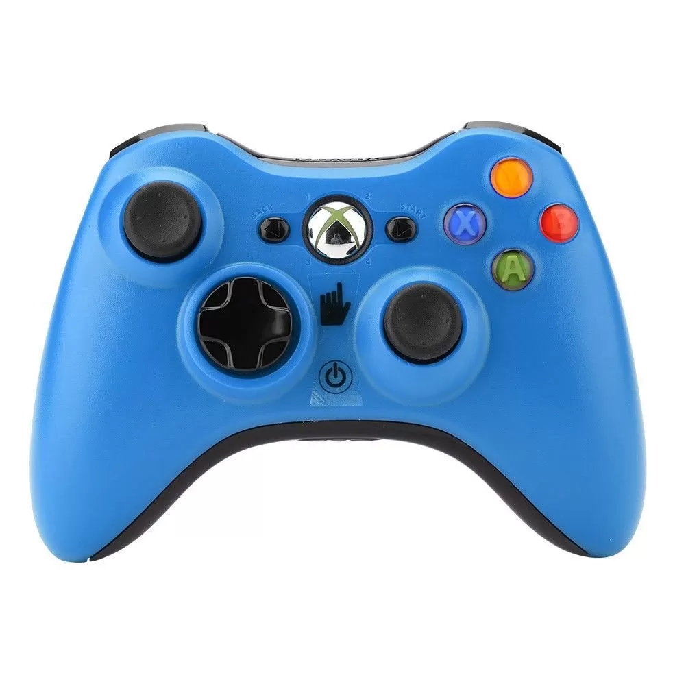 Геймпад беспроводной Wireless Controller для Xbox 360 (Blue) Синий (Xbox 360)  купить в Москве по цене 2 800 р в каталоге интернет магазина «NextGame» -  характеристики, сравнение, описание, скидки, доставка