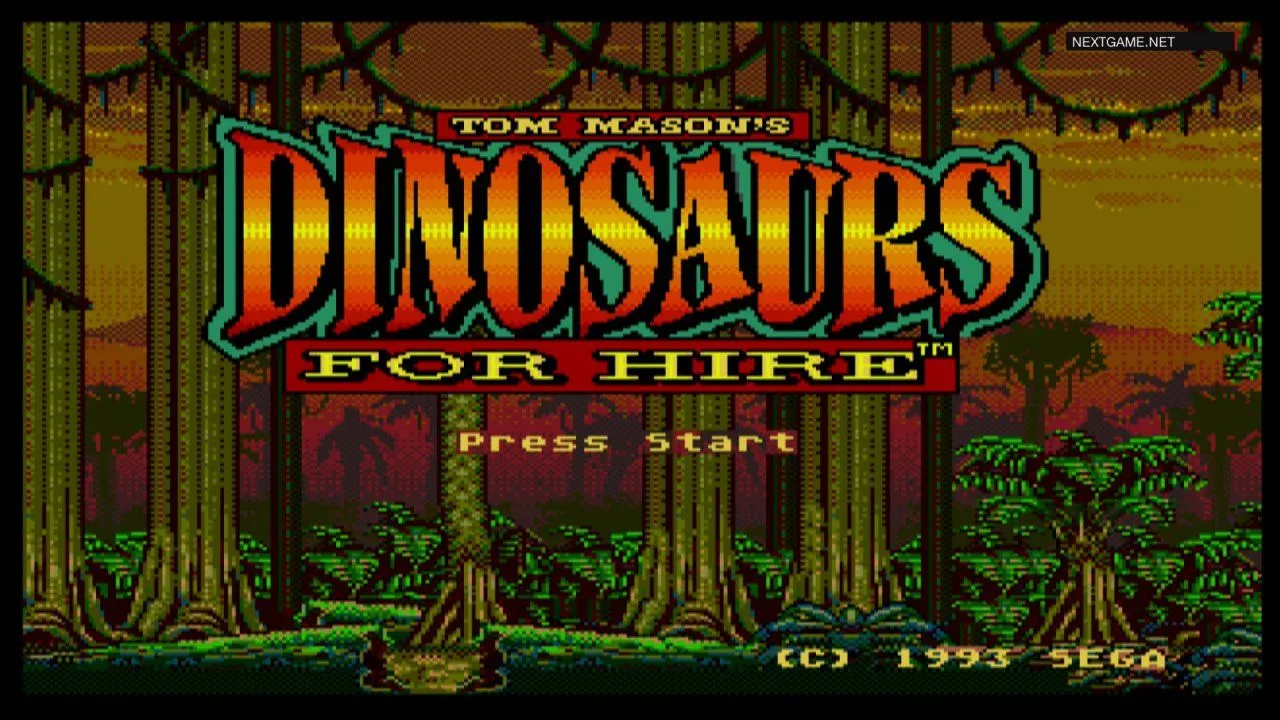 Купить картридж Динозавры на прокат (Dinosaurs for Hire) (16 bit) для Сеги