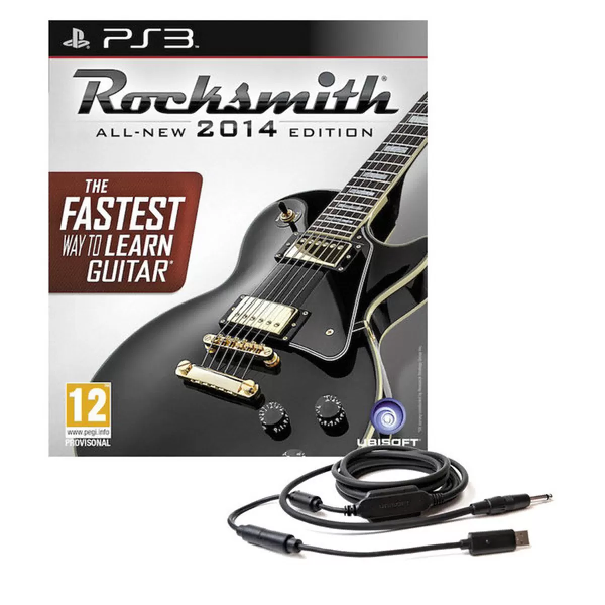 Видеоигра Rocksmith 2014 Edition (Игра + Кабель) (PS3)