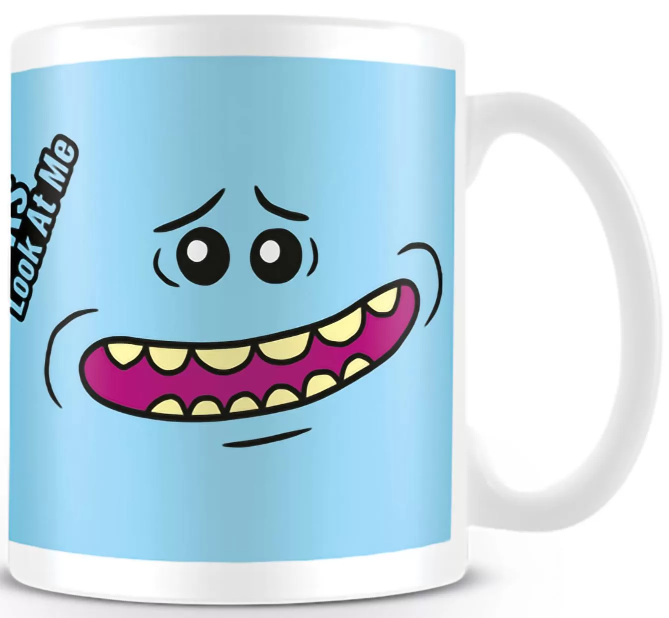 Кружка Pyramid: Лицо Мистера Мисикса (Mr Meeseeks Face) Рик и Морти (Rick  and Morty) (MG24858) 315 мл