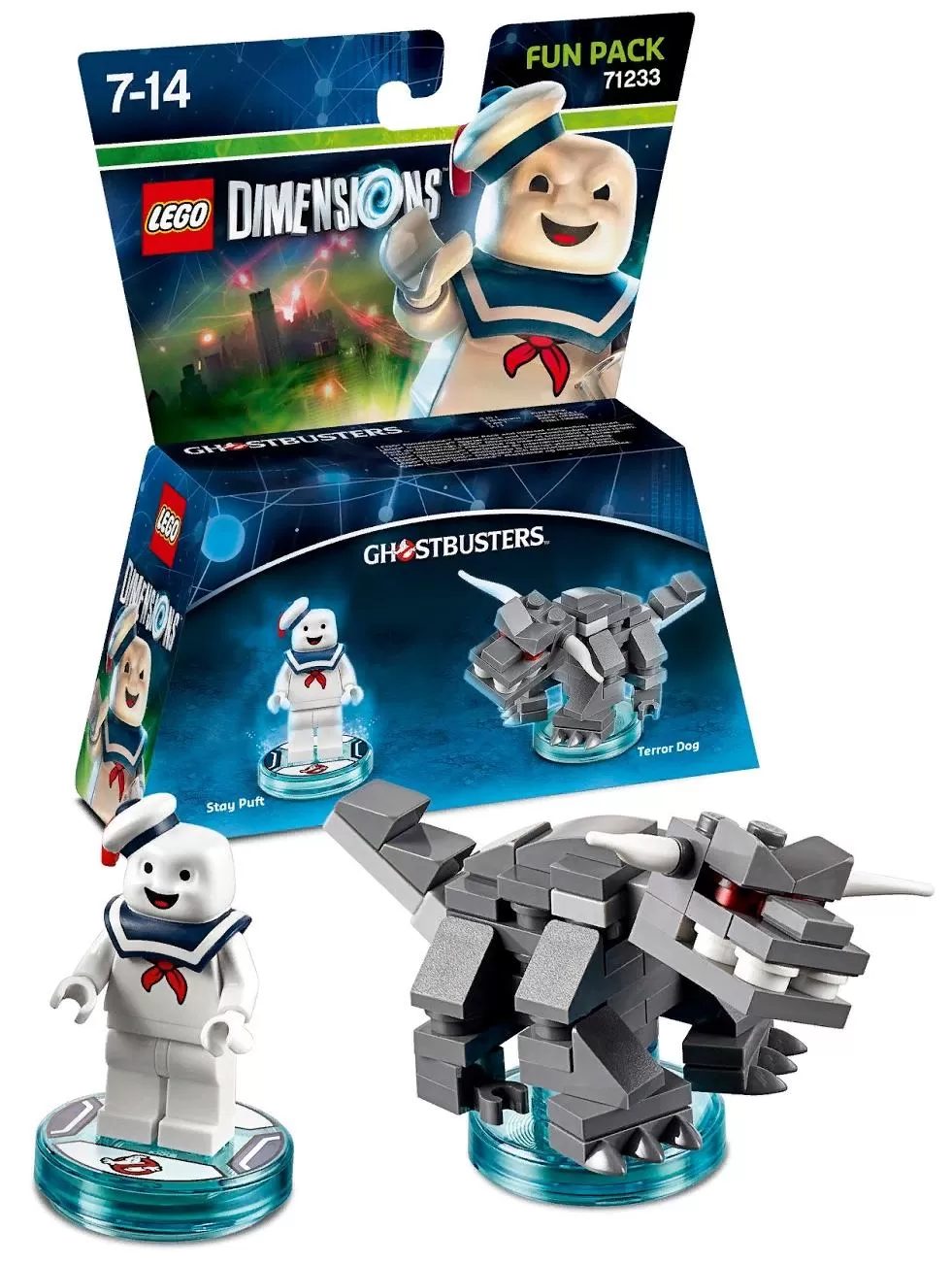 LEGO Dimensions Fun Pack Ghostbusters (Охотники за приведениями) (Stay  Puft, Terror Dog)