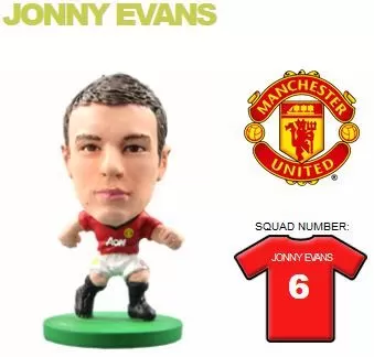 SoccerStarz Manchester United FC Jonny Evans Home Kit