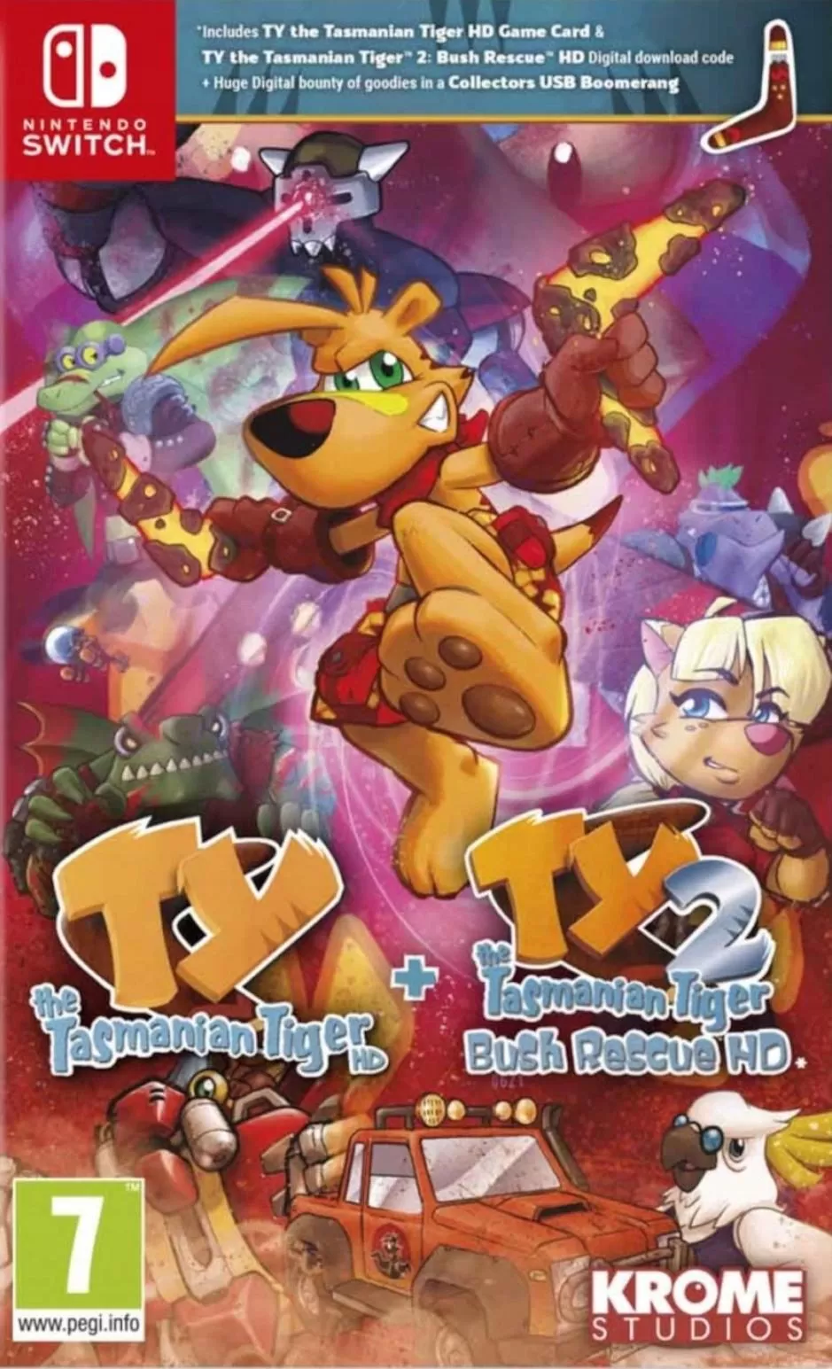 Купить игру TY the Tasmanian Tiger HD + TY the Tasmanian Tiger 2: Bush  Rescue HD (Switch) для Nintendo Switch в Москве - NextGame