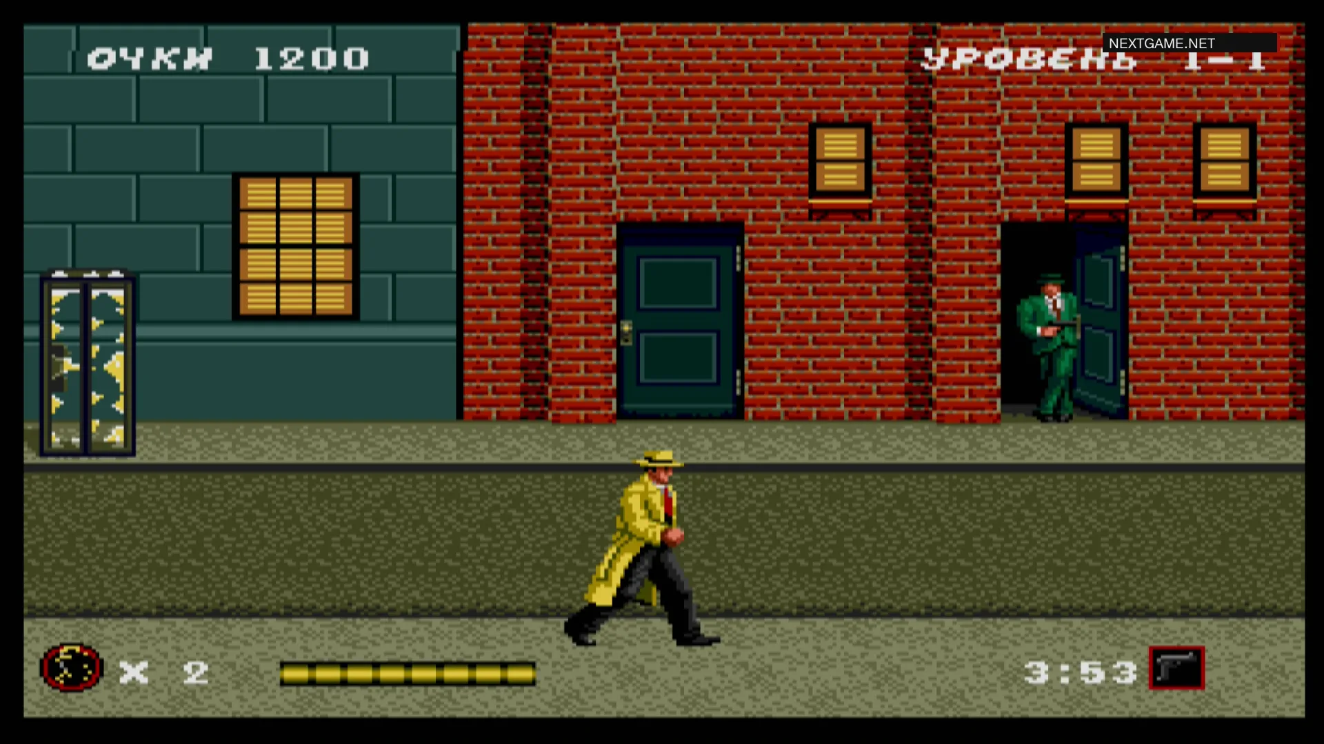 Купить картридж Dick Tracy (Дик Трейси) Русская Версия (16 bit) для Сеги