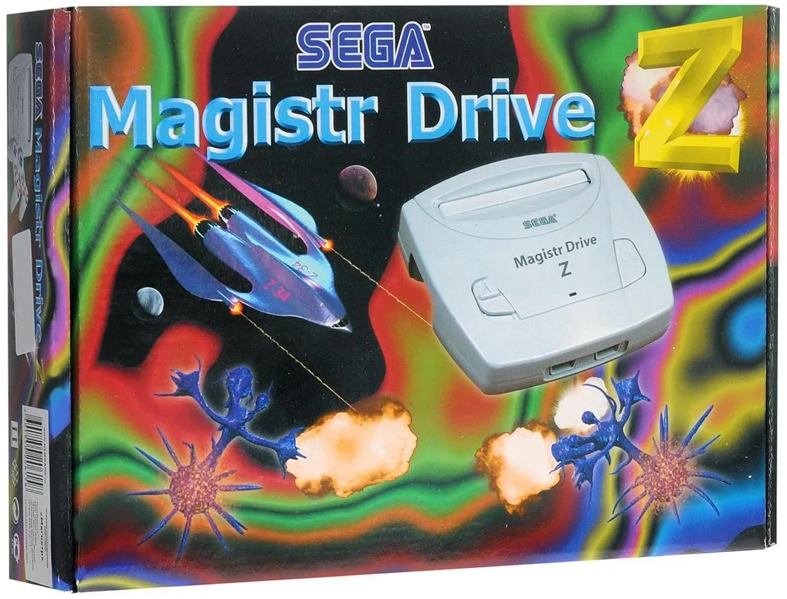 Игровая приставка 16 bit Sega Magistr Drive Z + 2 геймпада (Серая)