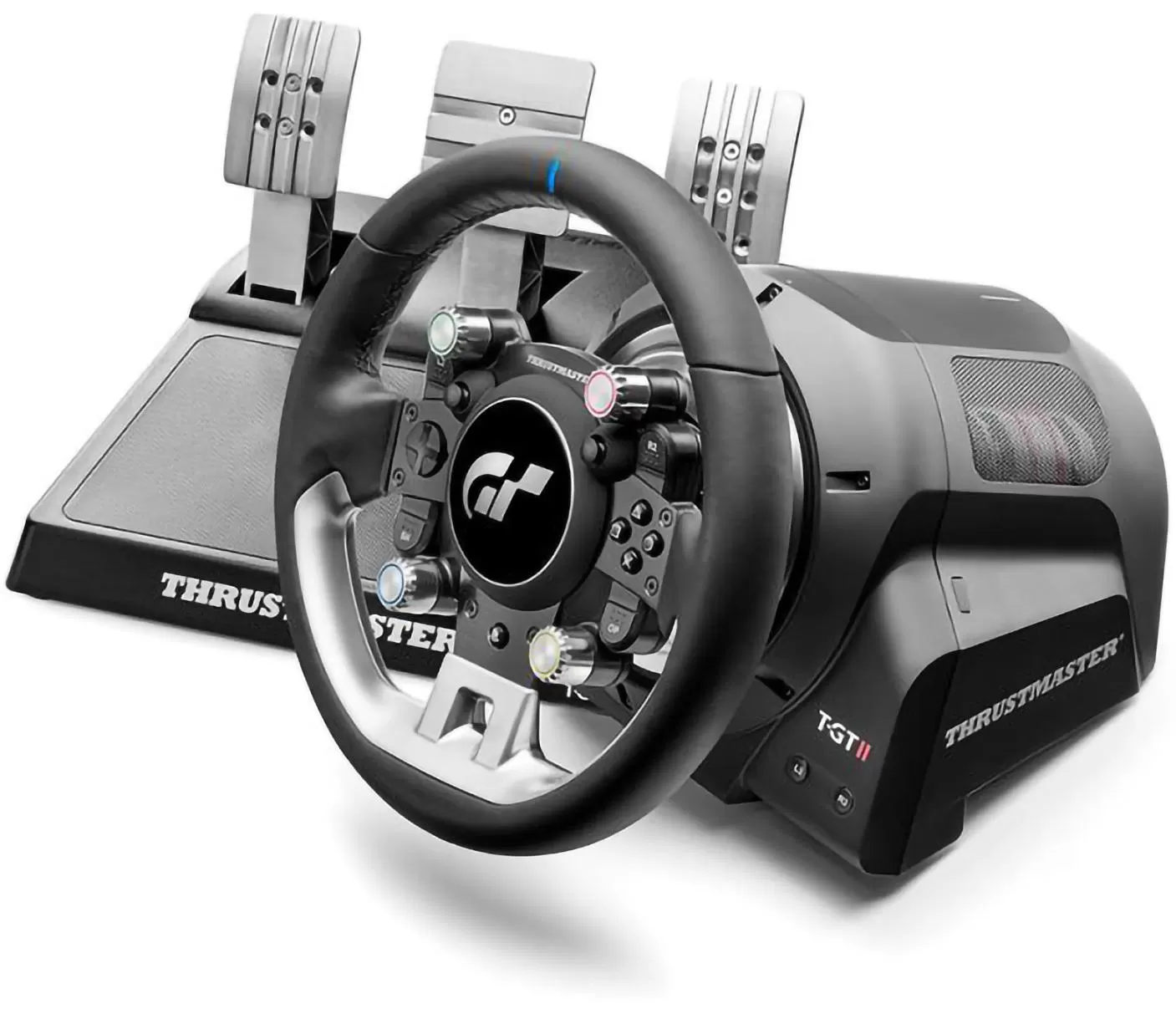 Купить руль с педалями thrustmaster t-gt ii (2) eu version (thr121) (pc/ps4/ps5)  по цене 144 530 р в Москве в каталоге интернет магазина NextGame -  характеристики, сравнение, скидки, доставка