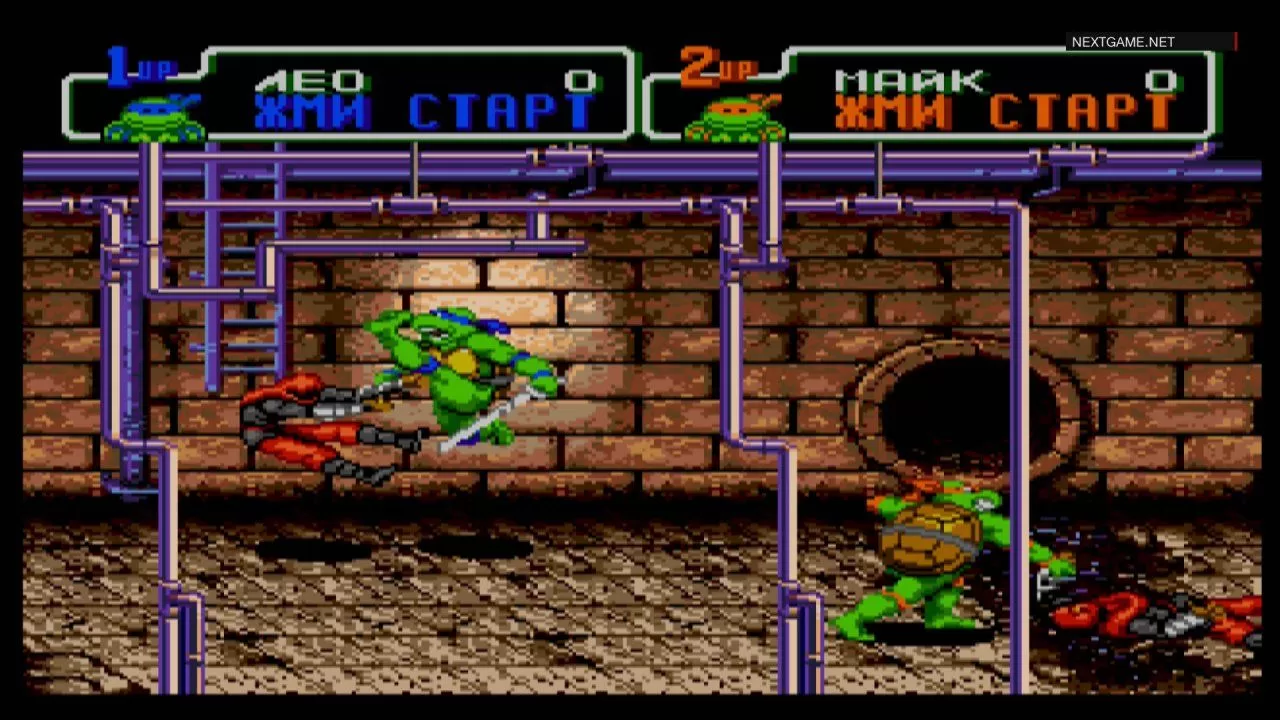 Купить картридж TMNT Teenage Mutant Ninja Turtles Return (Черепашки  Ниндзя): The Hyperstone Heist Русская Версия (16 bit) для Сеги