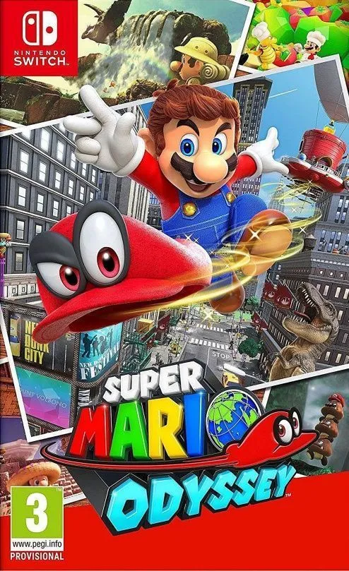 Super mario odyssey switch on sale used