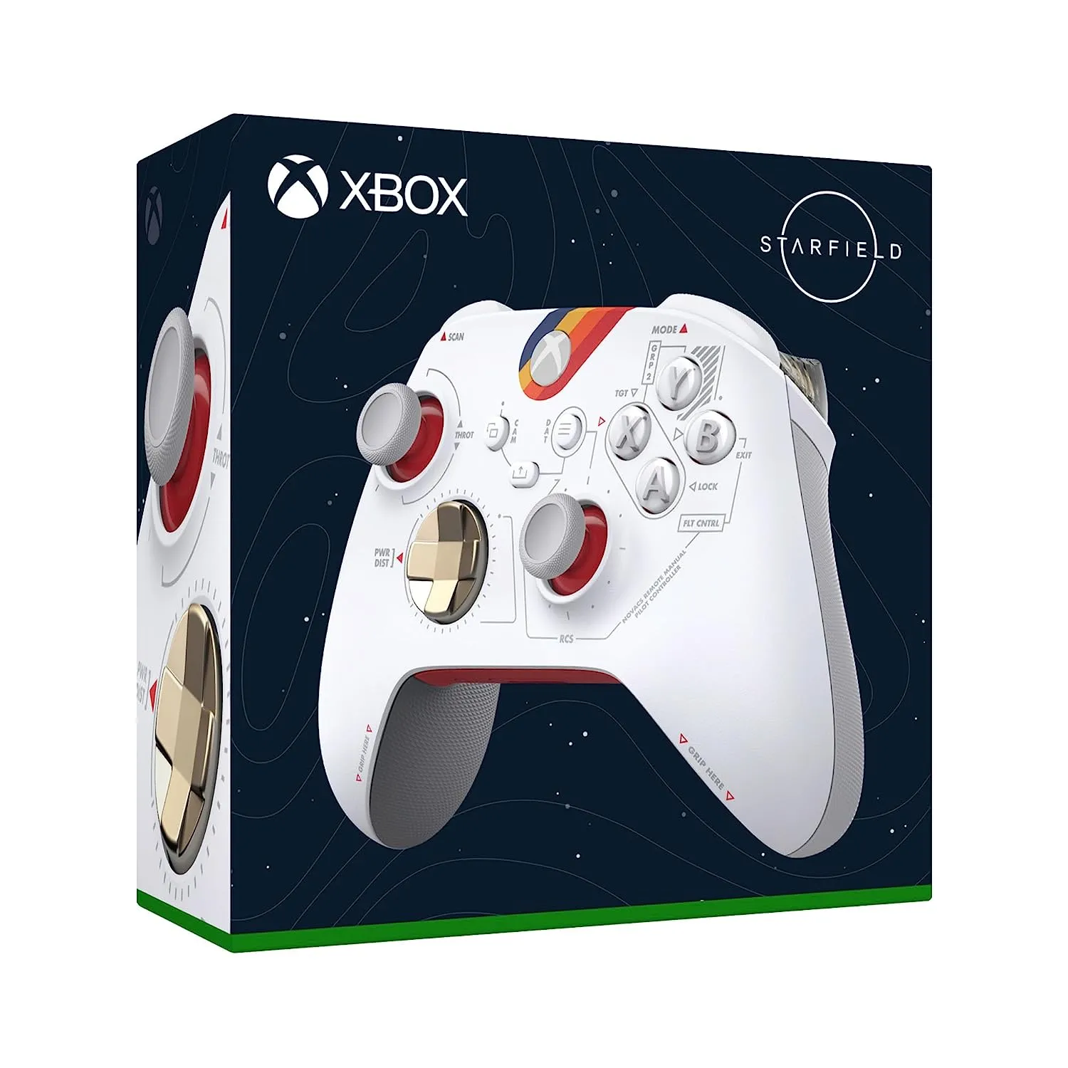 Купить Геймпад беспроводной Microsoft Xbox Wireless Controller Starfield  Limited Edition (Ограниченное Издание Старфилд) Оригинал (Xbox One/Series  X/S/PC) для Microsoft Xbox One в Москве - NextGame