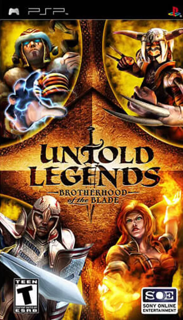 Видеоигра Untold Legends: Brotherhood of the Blade (PSP)