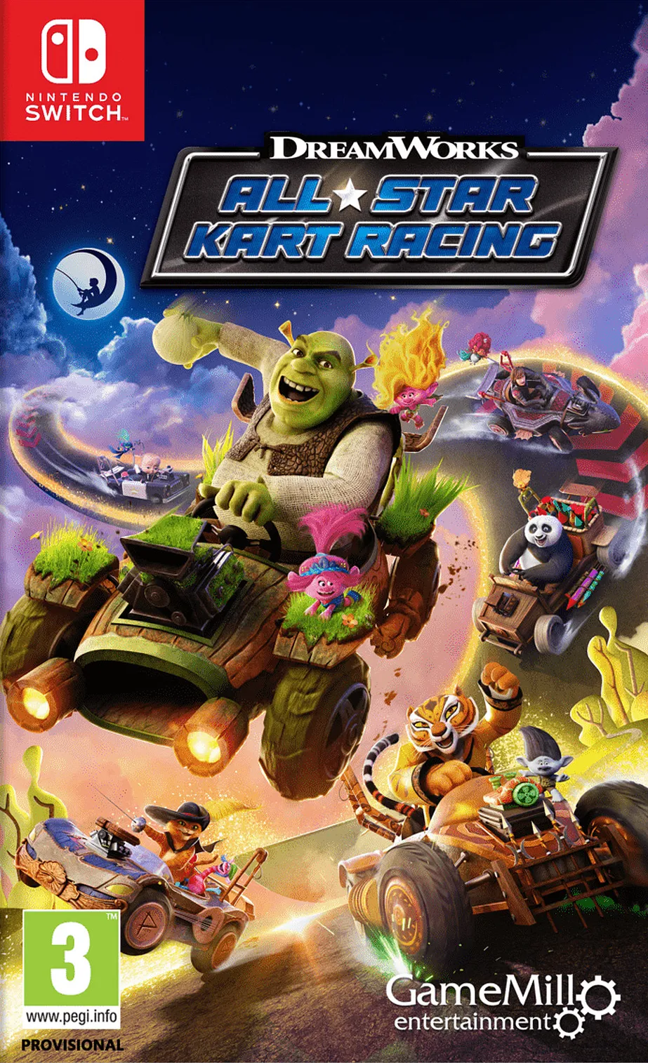 Nintendo Switch Dreamworks All-star Kart Racing Бесцветный