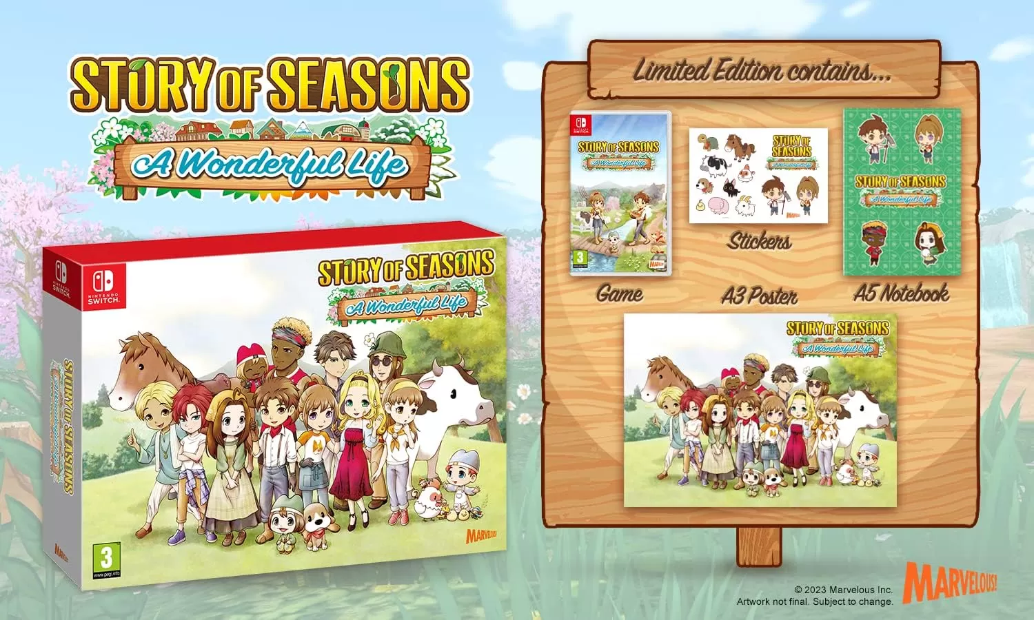 Купить игру Story of Seasons: A Wonderful Life (Switch) для Nintendo Switch  в Москве - NextGame