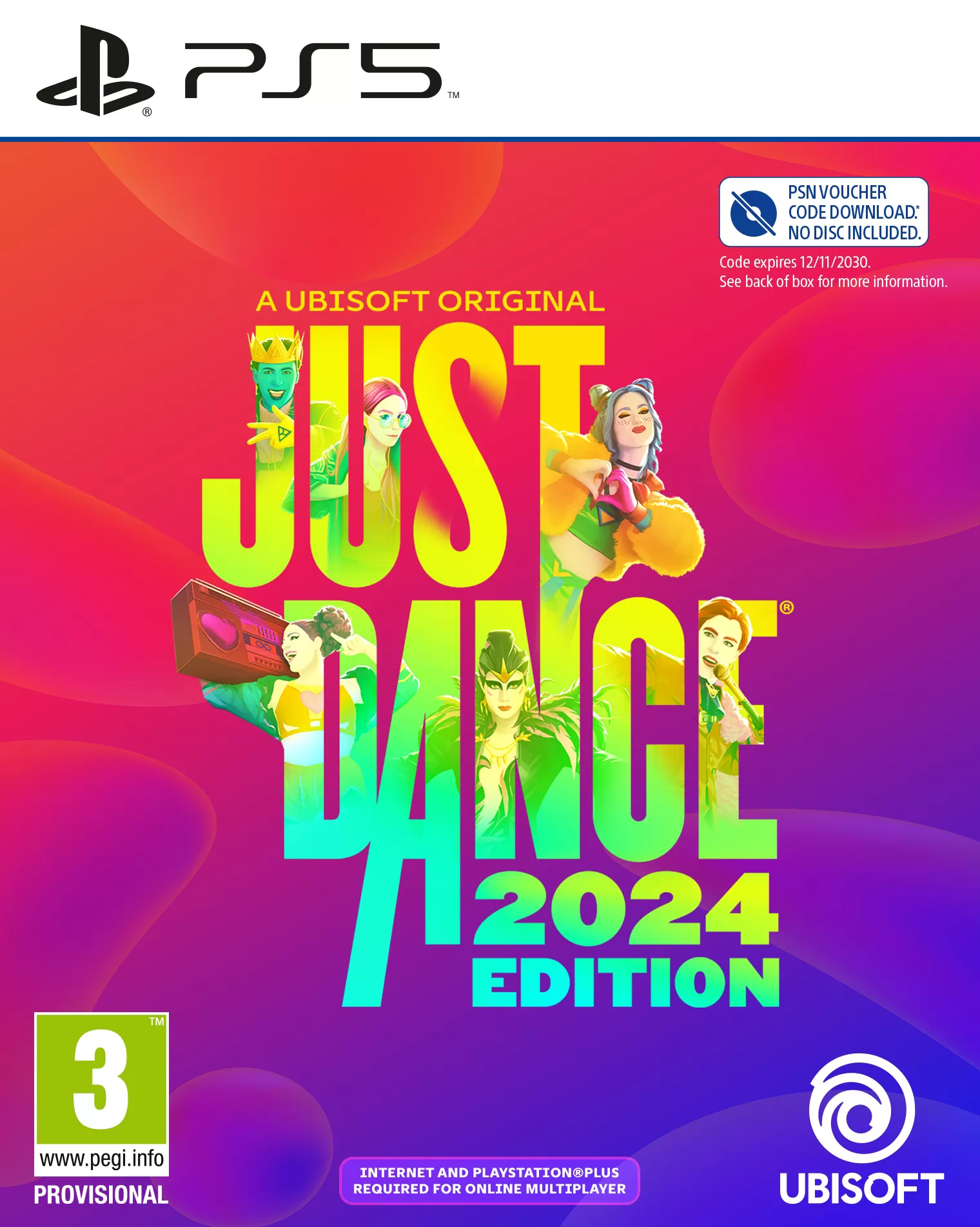 Видеоигра Just Dance 2024 Edition код на загрузку Русская версия (PS5)