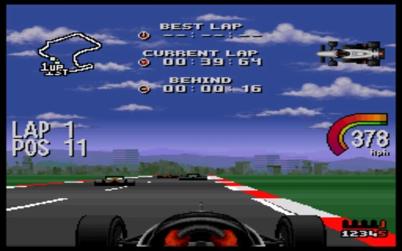 Купить картридж Гонки ИндиКар с Найджелом Манселлом (IndyCar featuring  Nigel Mansell) (16 bit) для Сеги