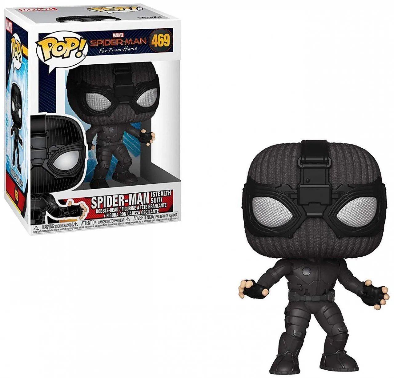 Фигурка Funko POP! Bobble: Человек-паук в стелс костюме (Spider-Man  (Stealth Suit)) Человек-паук: Вдали от дома (Spider-Man: Far From Home)  (39208) 9, купить в Москве по цене 1 100 р в каталоге интернет