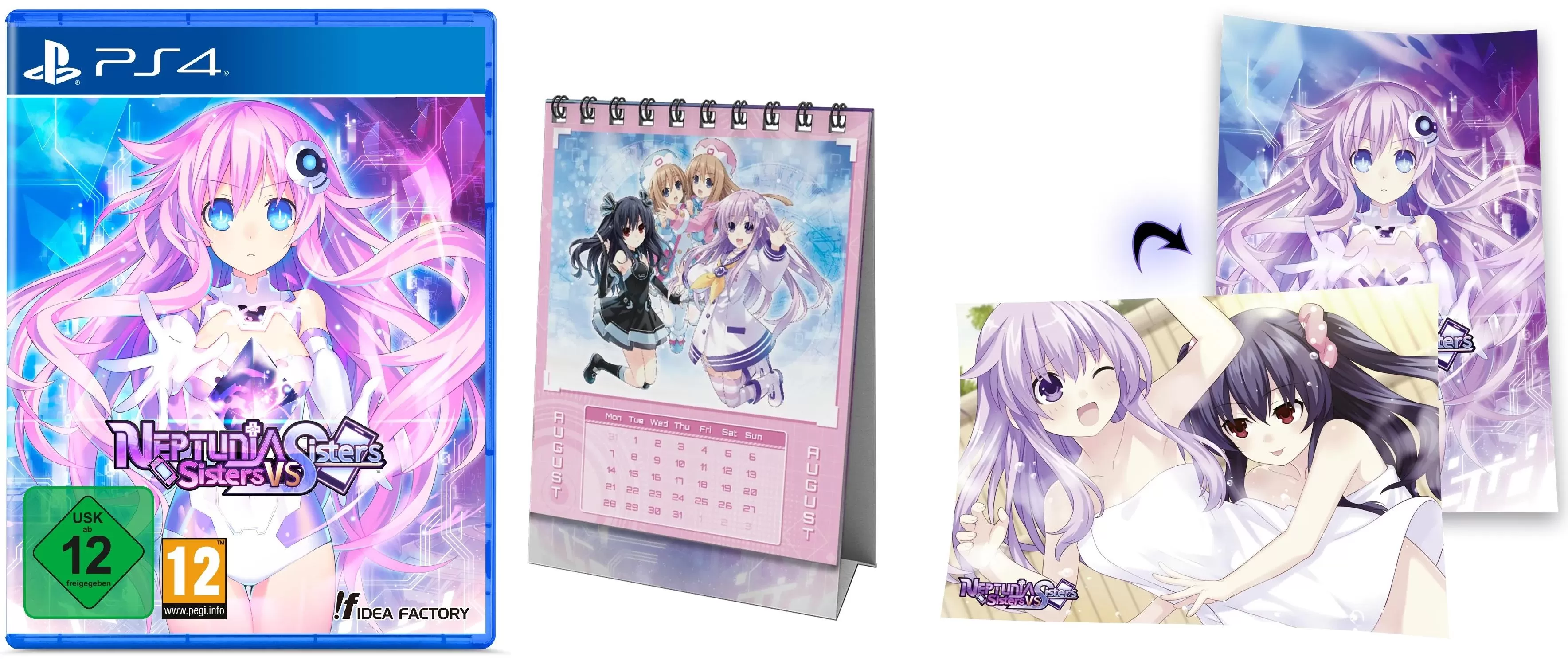 Игра Neptunia: Sisters VS Sisters Календарное издание (Calendar Edition)  (PS4) купить в Москве по цене 8 000 р в каталоге интернет магазина  «NextGame» - характеристики, сравнение, описание, скидки, доставка