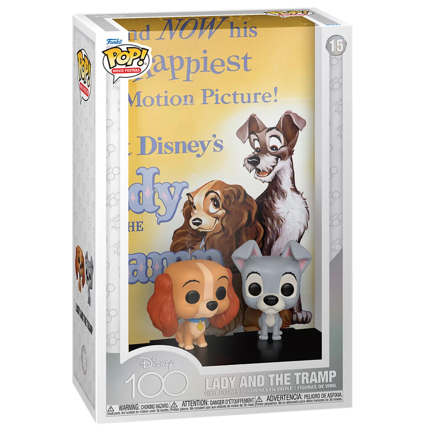 Фигурка Funko POP! Movie Posters: Леди и бродяга (Lady and the Tramp)  Дисней Д100 (Disney D100) ((15) 70142) 9,5 см купить в Москве по цене 11  040 р в каталоге интернет магазина «