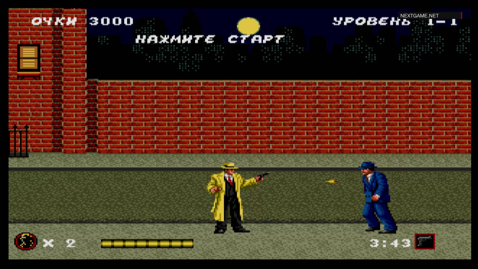 Купить картридж Dick Tracy (Дик Трейси) Русская Версия (16 bit) для Сеги