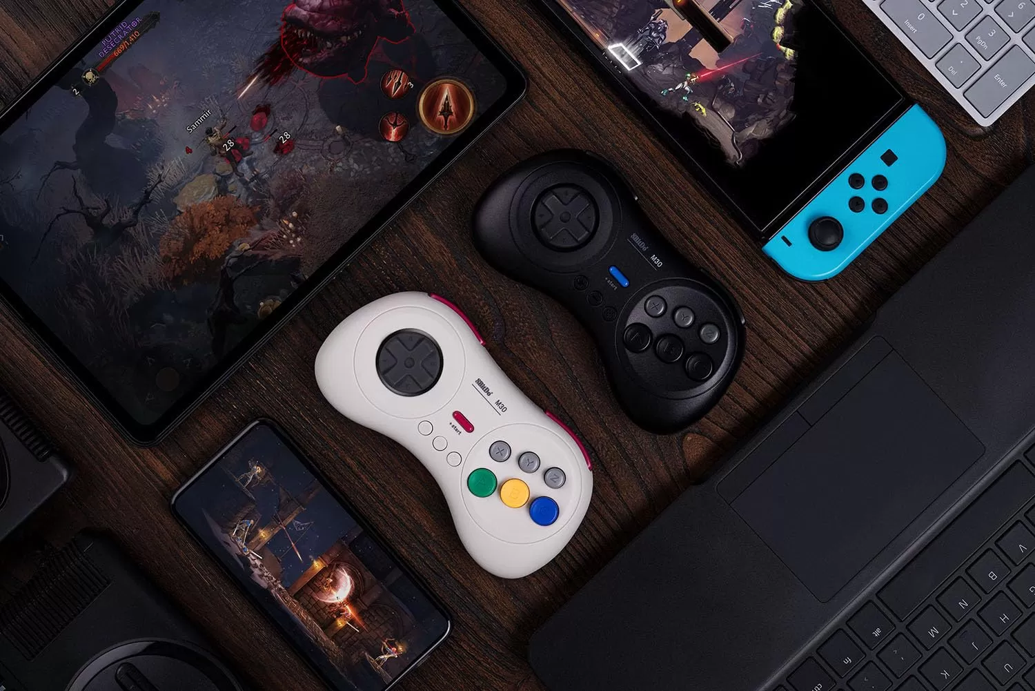 Геймпад беспроводной Retro 8BitDo M30 Bluetooth Wireless Gamepad  (White-80HA) (504023) (PC/MAC/Switch/Android) для Nintendo Switch - купить  в Москве недорого - NextGame