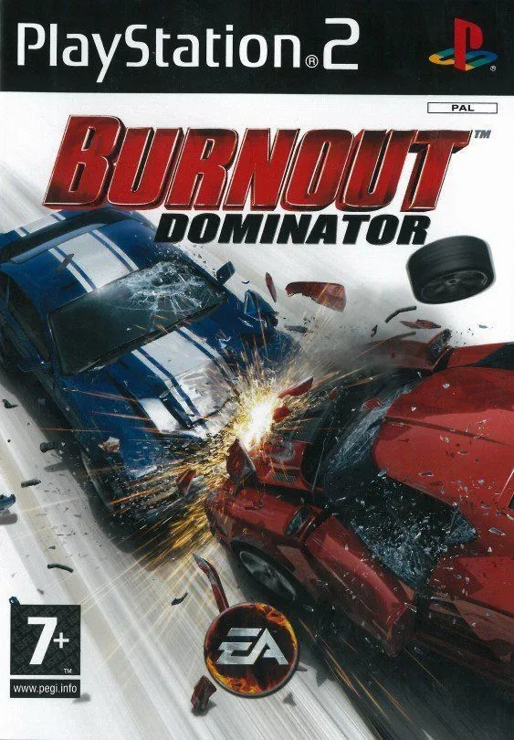 Burnout отзывы. Burnout Dominator (ps2). Burnout 2 ps2. Burnout Dominator (PSP). Burnout ps2 обложка.