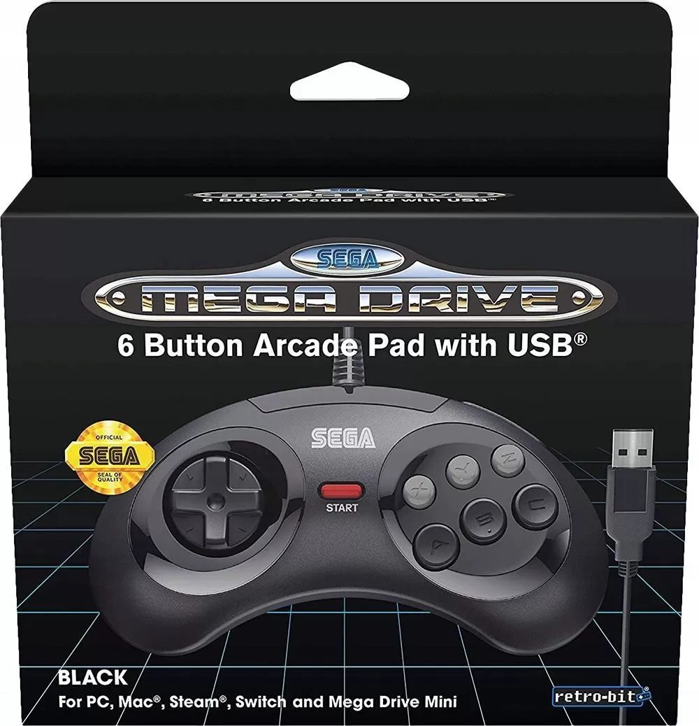 Купить Геймпад проводной Sega Mega Arcade Pad (Switch/PC/PS3/16 bit) на PS3  в Москве по цене 3 250 р с доставкой - характеристики, сравнение, скидки