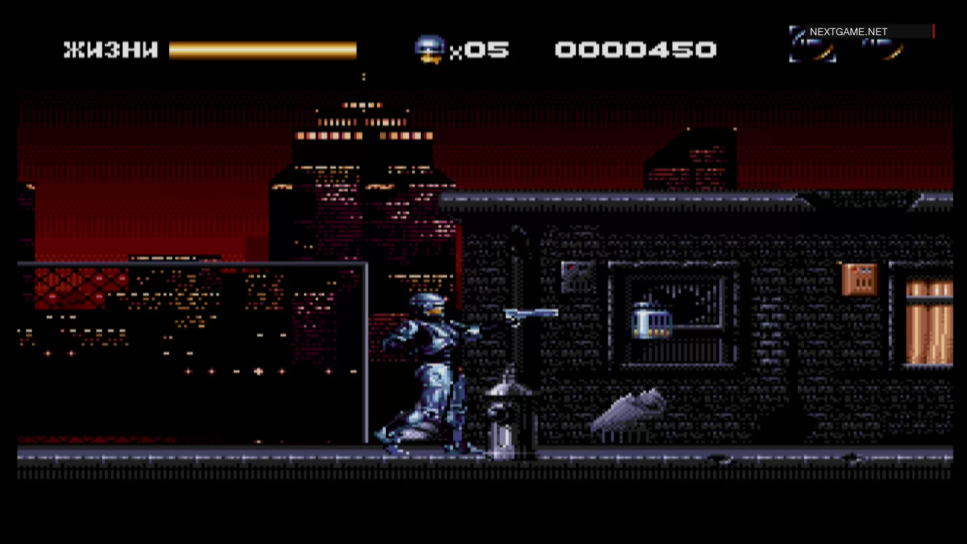 Купить картридж Робокоп против Терминатора (Robocop Versus Terminator)  Русская версия (16 bit) для Сеги