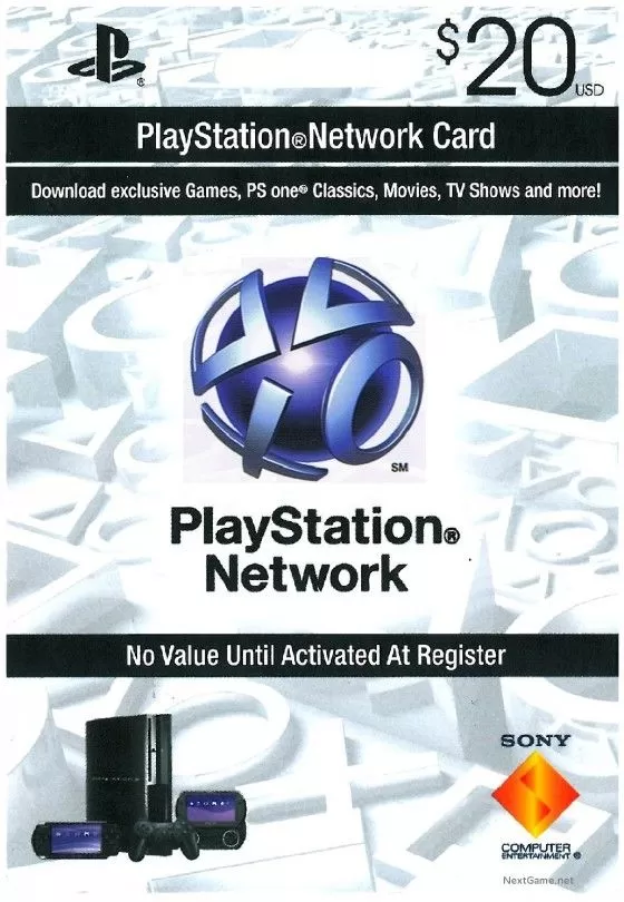 PlayStation Network 20 PS4