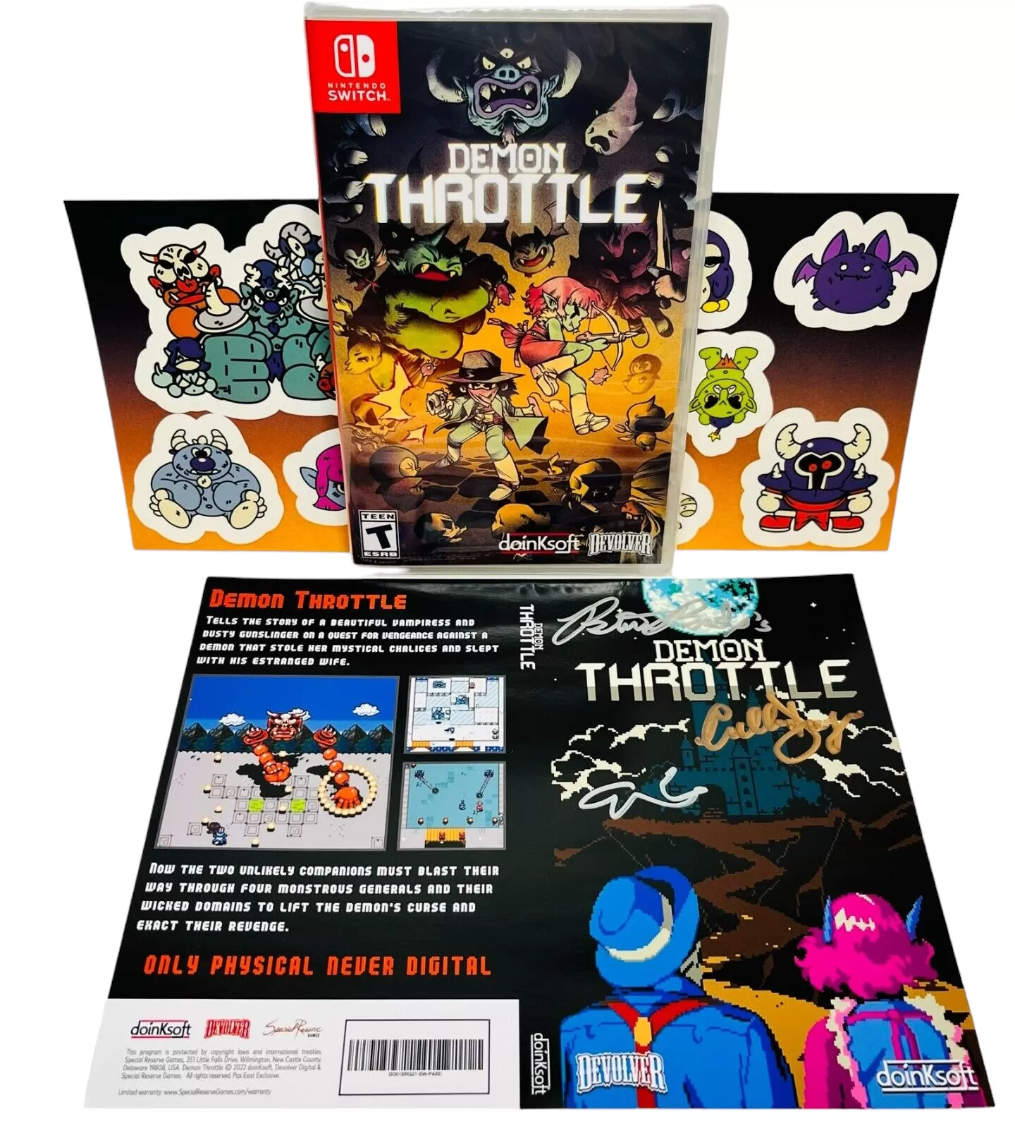 Купить игру Demon Throttle Специальное Издание (Special Edition) Special  Reserve Русская Версия (Switch) для Nintendo Switch в Москве - NextGame