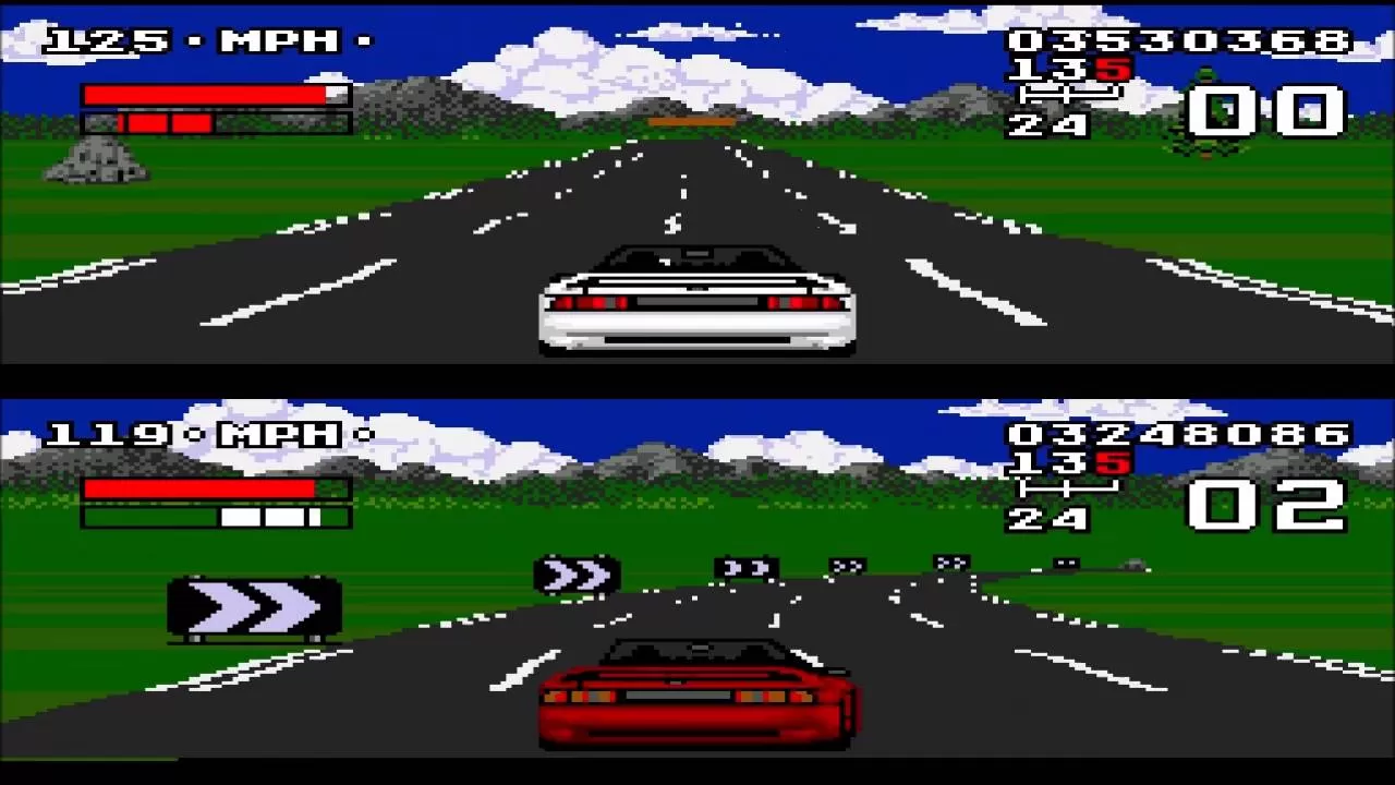 Купить картридж Сборник игр 5 в 1 AA-5103 LOTUS / LOTUS 2 / ROAD RASH 1 / ROAD  RASH 2 / TOY Русская Версия (16 bit) для Сеги