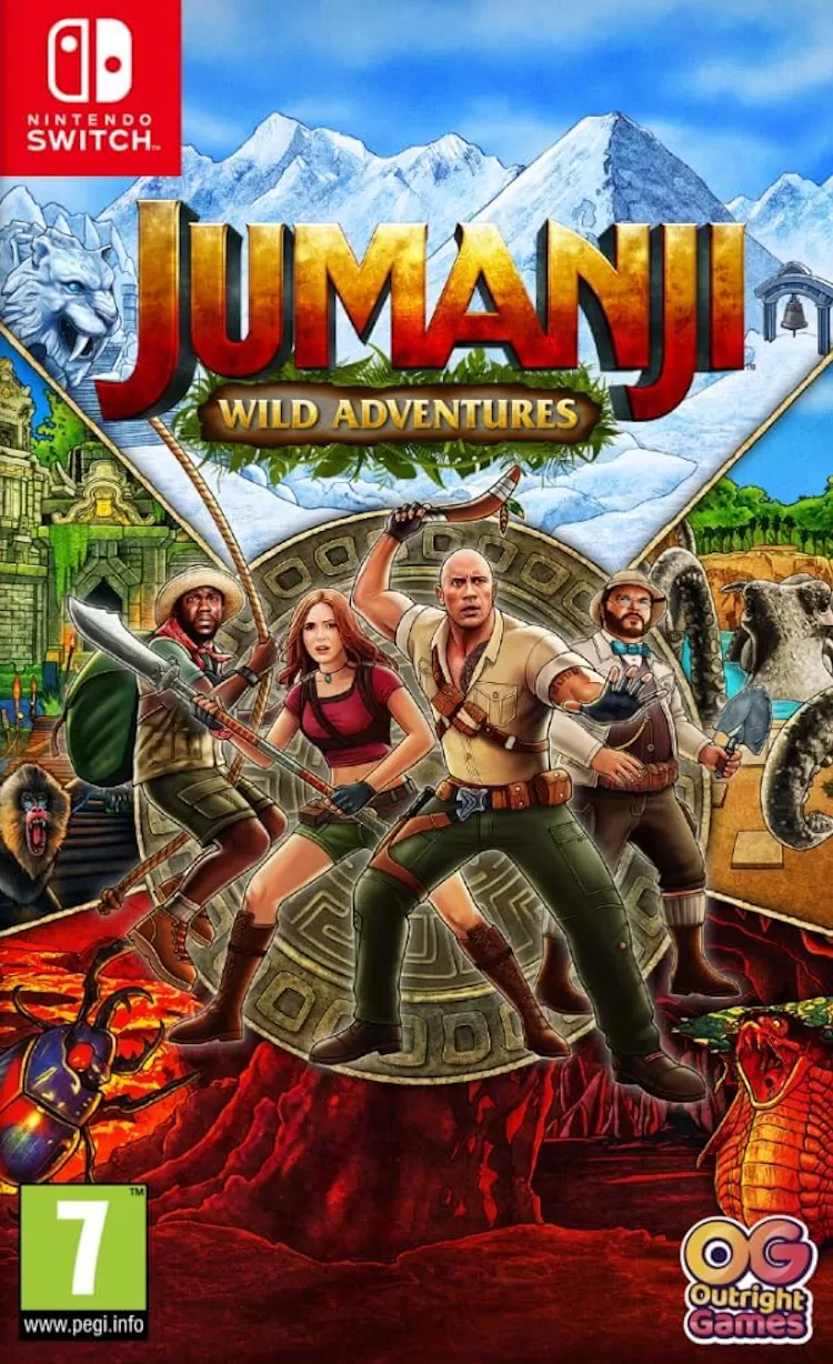 Купить игру Джуманджи (Jumanji): Дикие Приключения (Wild Adventures)  (Switch) для Nintendo Switch в Москве - NextGame