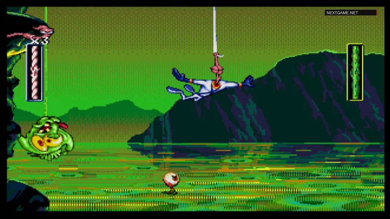 Купить картридж Червяк Джим (Earthworm Jim) Русская Версия (16 bit) для Сеги