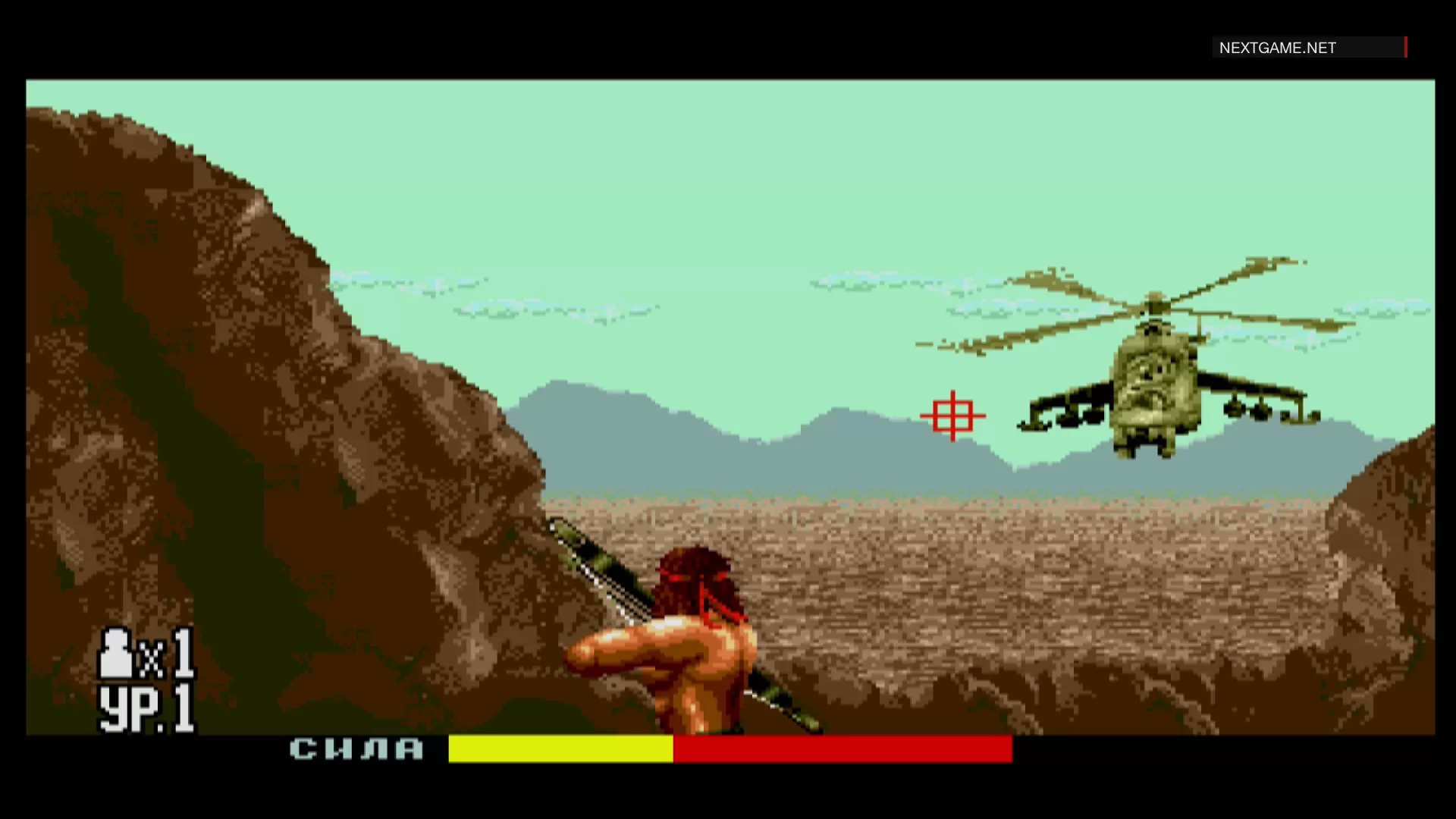 Купить картридж Рэмбо 3 (Rambo 3) Русская Версия (16 bit) для Сеги