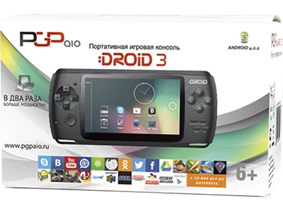 PGP AIO 43601. PGP AIO Droid 43601. PGP AIO Droid 3. Портативная игровая консоль Droid 3.