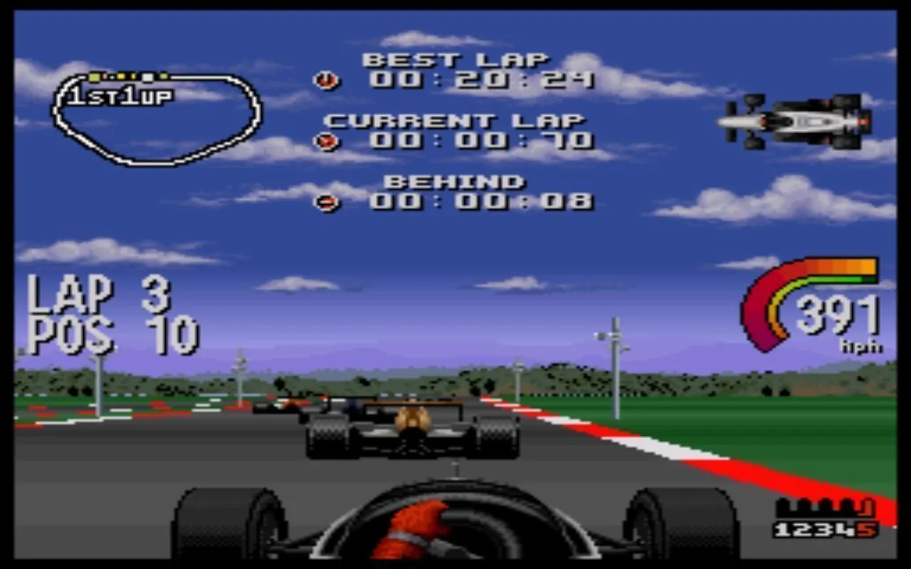 Купить картридж Гонки ИндиКар с Найджелом Манселлом (IndyCar featuring  Nigel Mansell) (16 bit) для Сеги