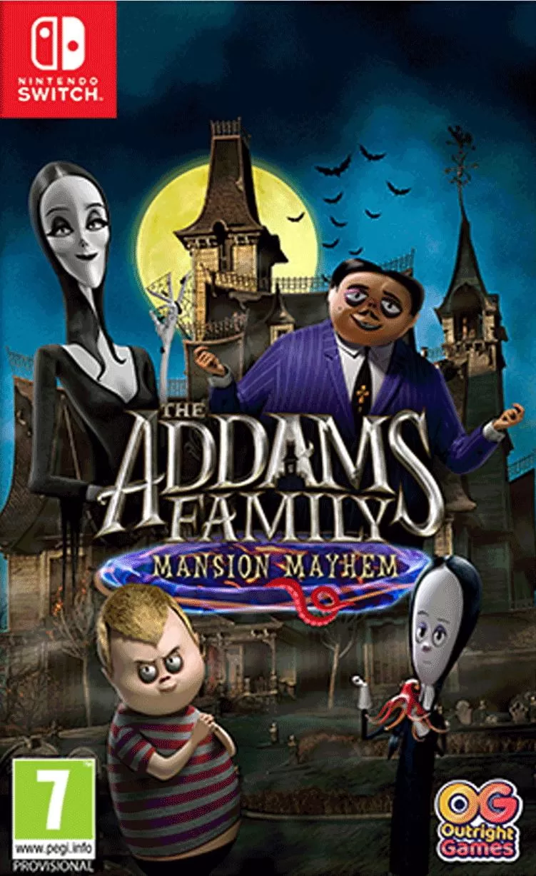 Купить игру Семейка Аддамс: Переполох в Особняке (Addams Family) Русская  Версия (Switch) для Nintendo Switch в Москве - NextGame