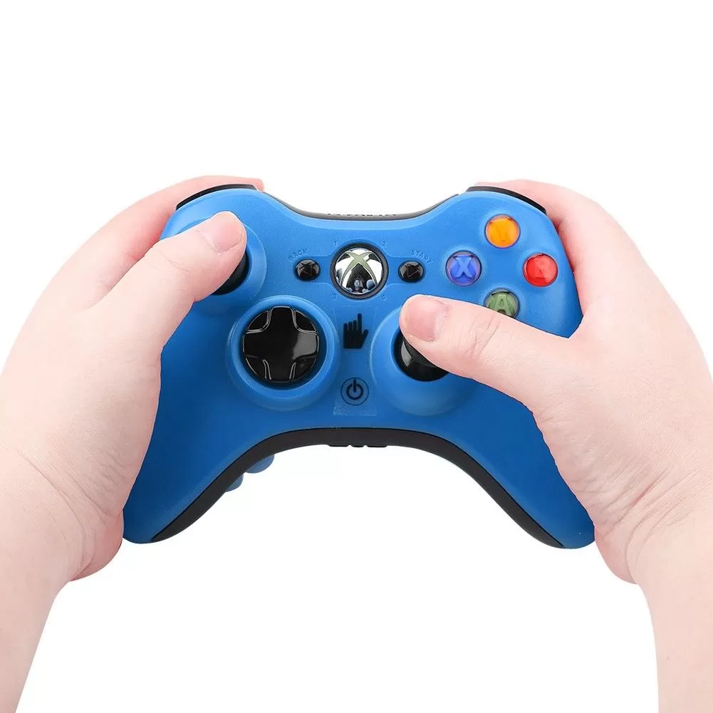 Геймпад беспроводной Wireless Controller для Xbox 360 (Blue) Синий (Xbox 360)  купить в Москве по цене 2 800 р в каталоге интернет магазина «NextGame» -  характеристики, сравнение, описание, скидки, доставка