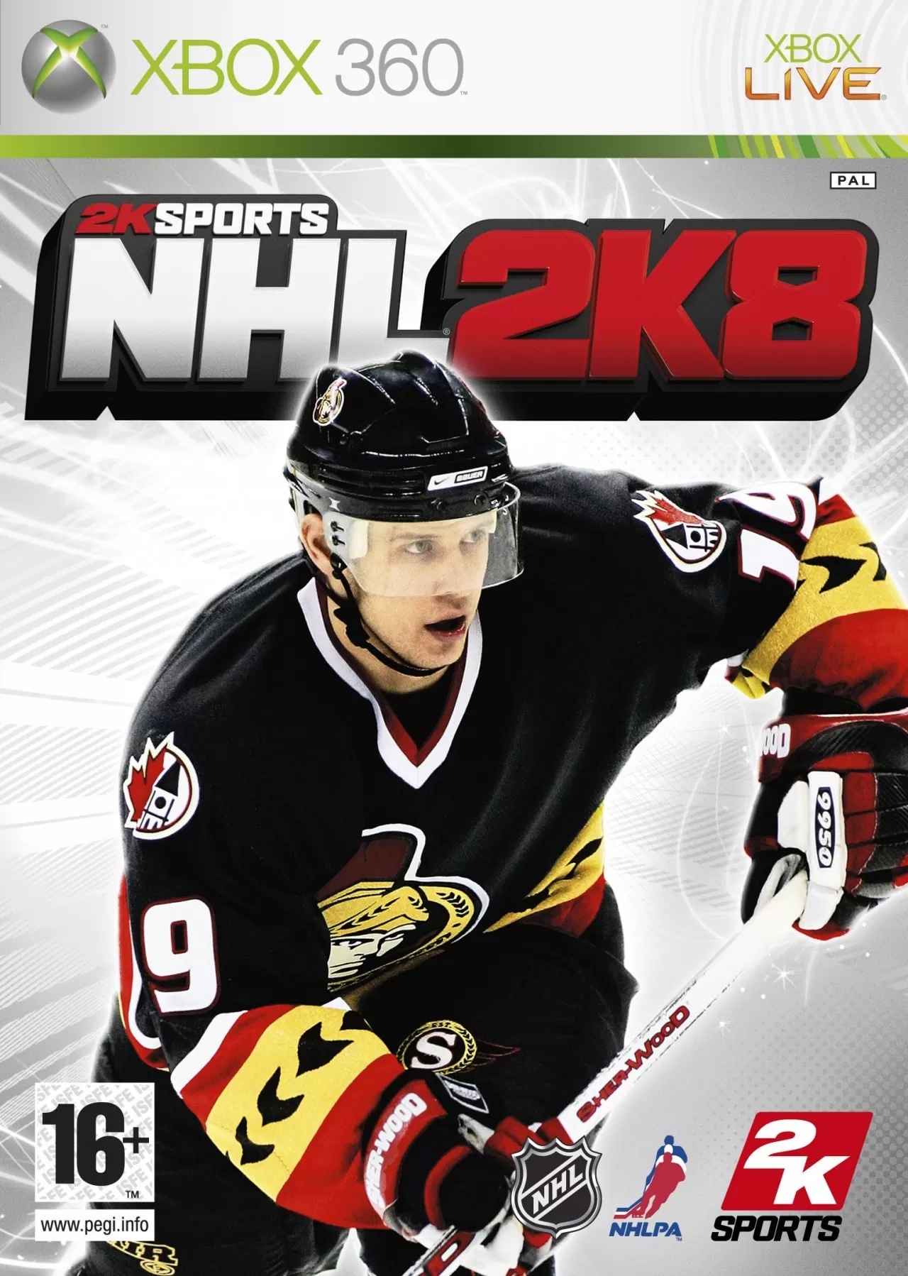 Видеоигра NHL 2K8 (Xbox 360) USED Б/У