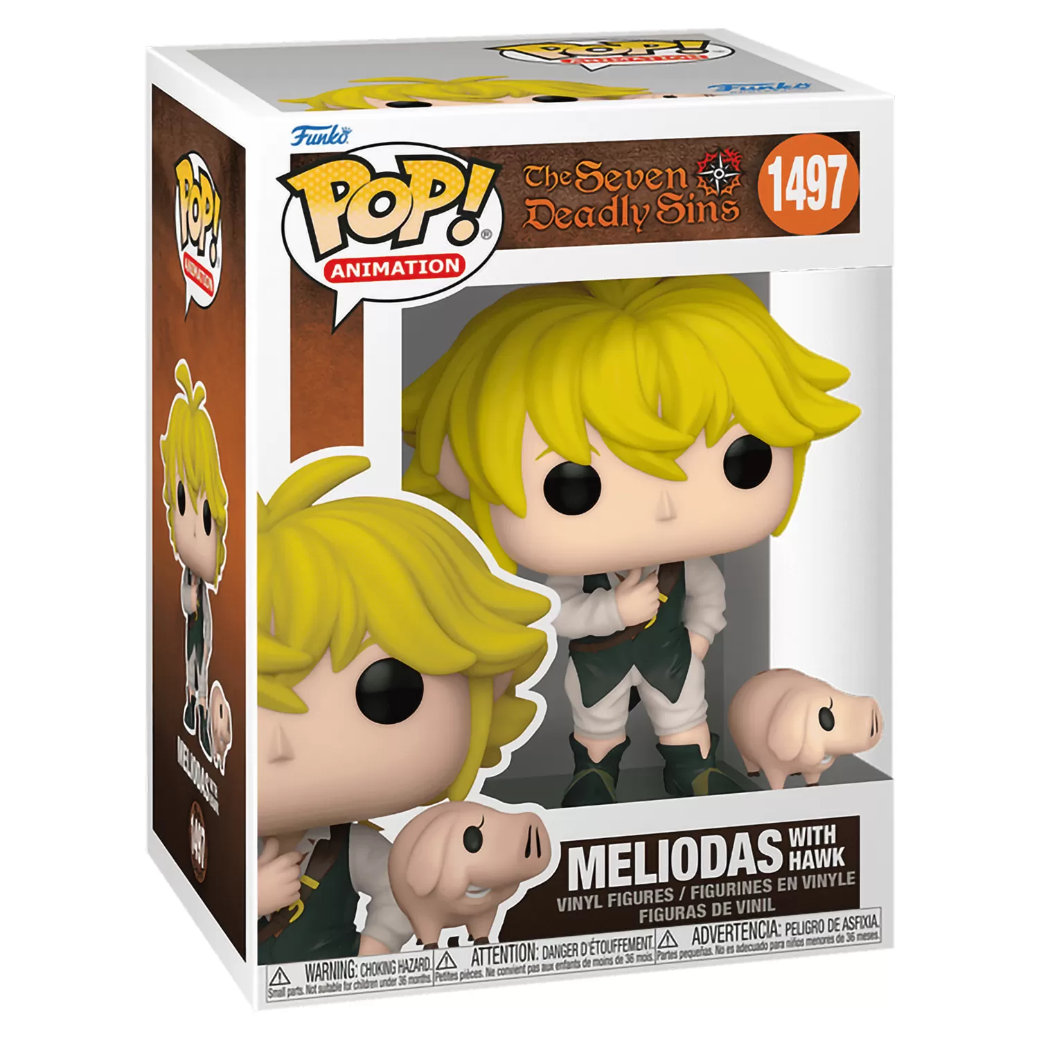 Купить Фигурка Funko POP! Animation: Мелиодас и Хоук (Meliodas w/Hawk) Семь  смертных грехов (Seven Deadly Sins) ((1497) 75541) 9,5 см по цене 2 520 р в  Москве в каталоге интернет магазина 