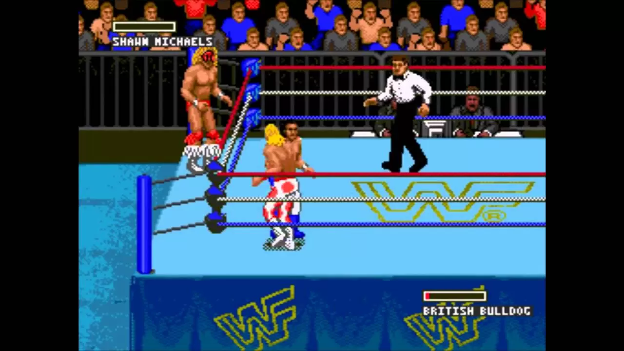 Купить картридж Супер Реслинг Мания (WWF Super Wrestle Mania) Русская  версия (16 bit) для Сеги