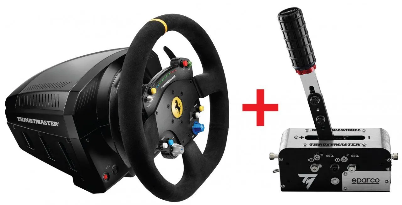 Купить руль + ручной тормоз ts-pc racer ferrari 488 and tssh sequential  shifter handbrake sparco thrustmaster (thr95) (pc) по цене 70 080.00 р в  Москве в каталоге интернет магазина NextGame - характеристики, сравнение,  доставка