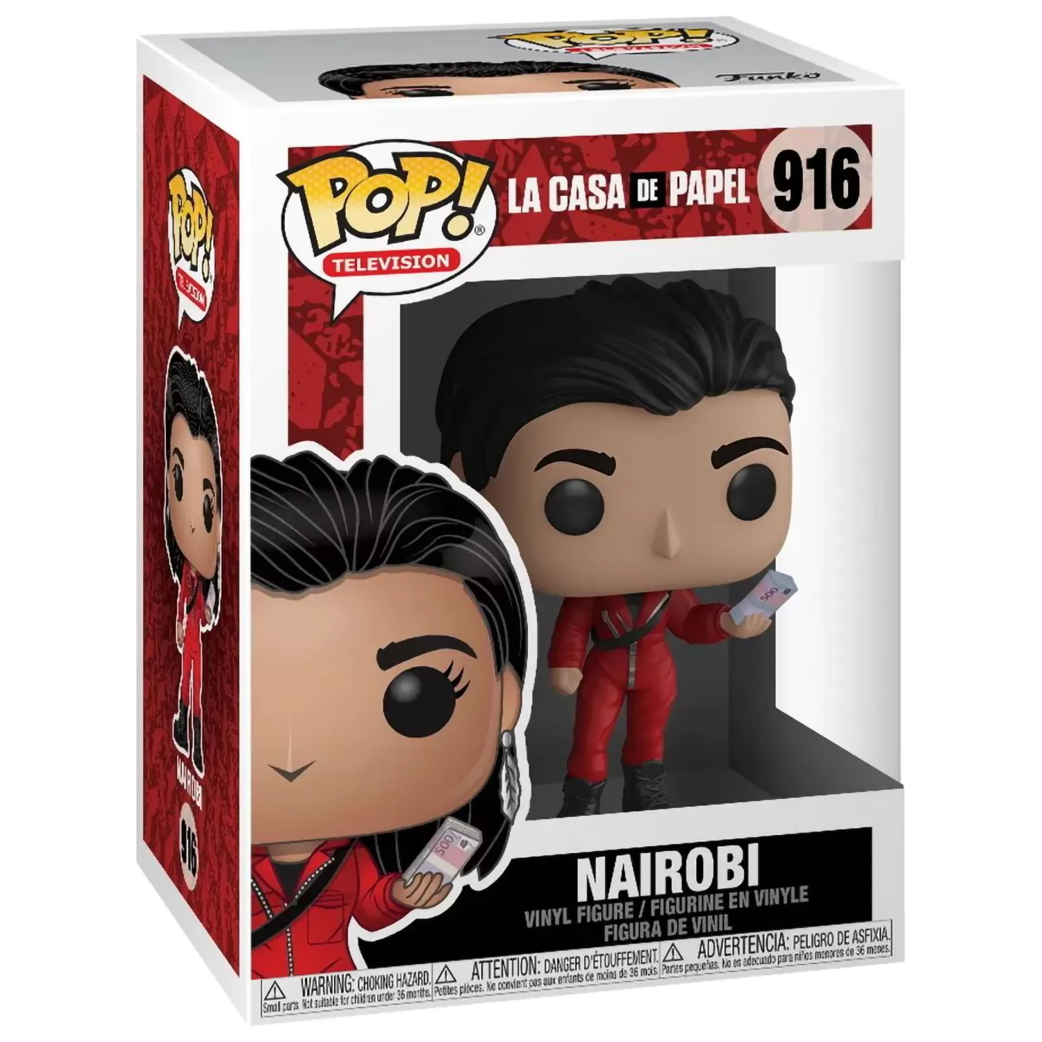 Купить Фигурка Funko POP! TV: Найроби (Nairobi) Бумажный дом (Ла Каса Де  Папель) (Money Heist (La Casa De Papel)) ((916) 44197) 9,5 см по цене 2 450  р в Москве в каталоге