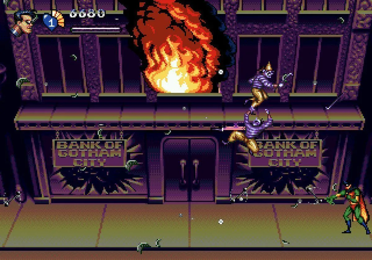 Купить картридж Сборник игр 5 в 1 AB-5011 BATMAN / BATMAN ROBIN , FOREVER,  RETURNS, JOKER Русская Версия (16 bit) для Сеги