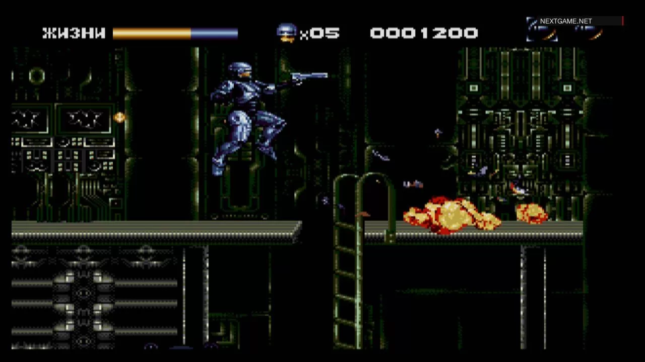 Купить картридж Робокоп против Терминатора (Robocop Versus Terminator)  Русская версия (16 bit) для Сеги