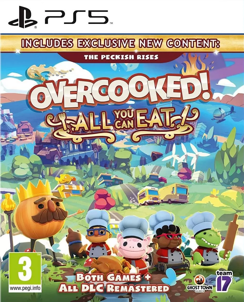 Видеоигра Overcooked: All You Can Eat (Адская кухня) Русская Версия (PS5)