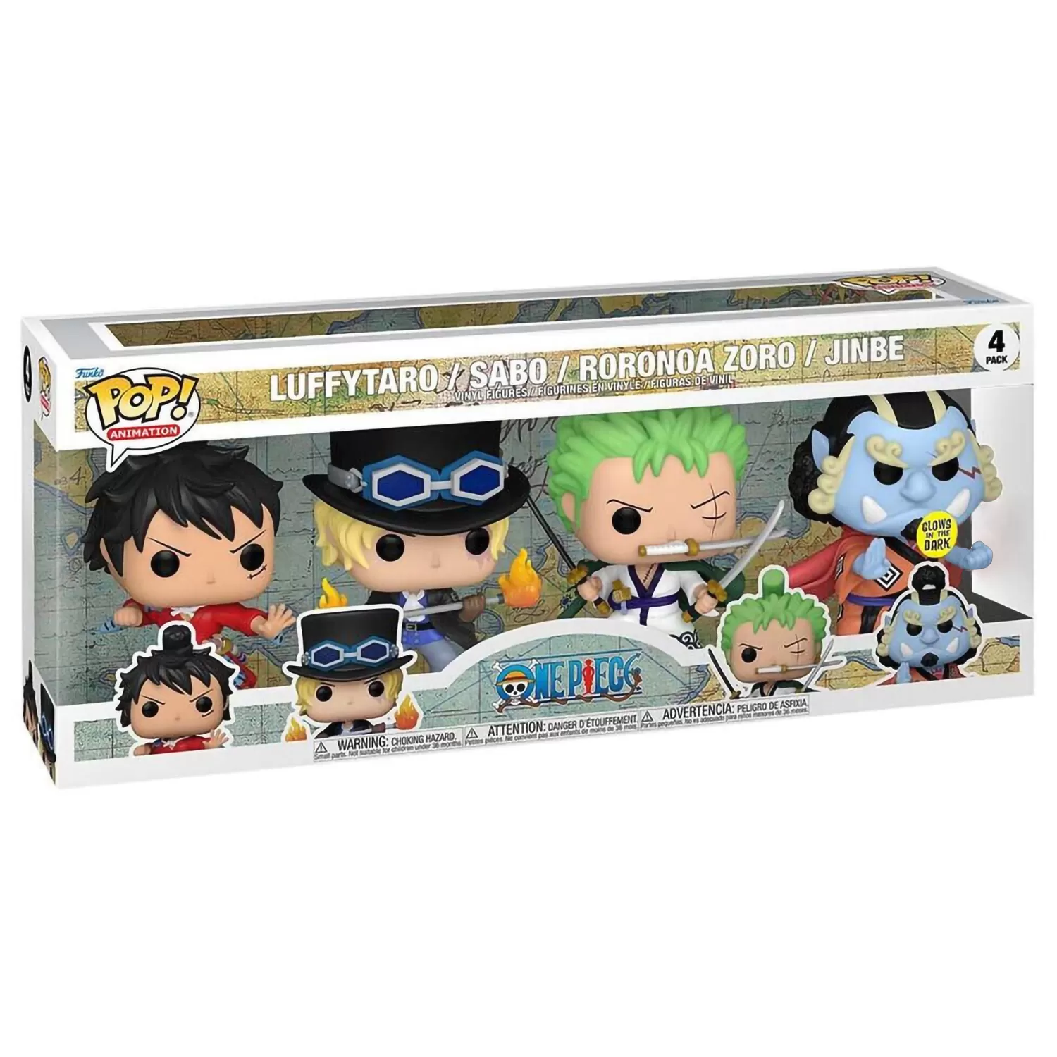 Купить Набор фигурок Funko POP! Animation: Лаффитаро, Сабо, Ророноа Зоро,  Дзинбэ (Luffytaro,Sabo,Roronoa Zoro,Jinbe (GW) 4PK) Ван-Пис (One Piece)  (69107) 9,5 см по цене 8 940 р в Москве в каталоге интернет магазина 