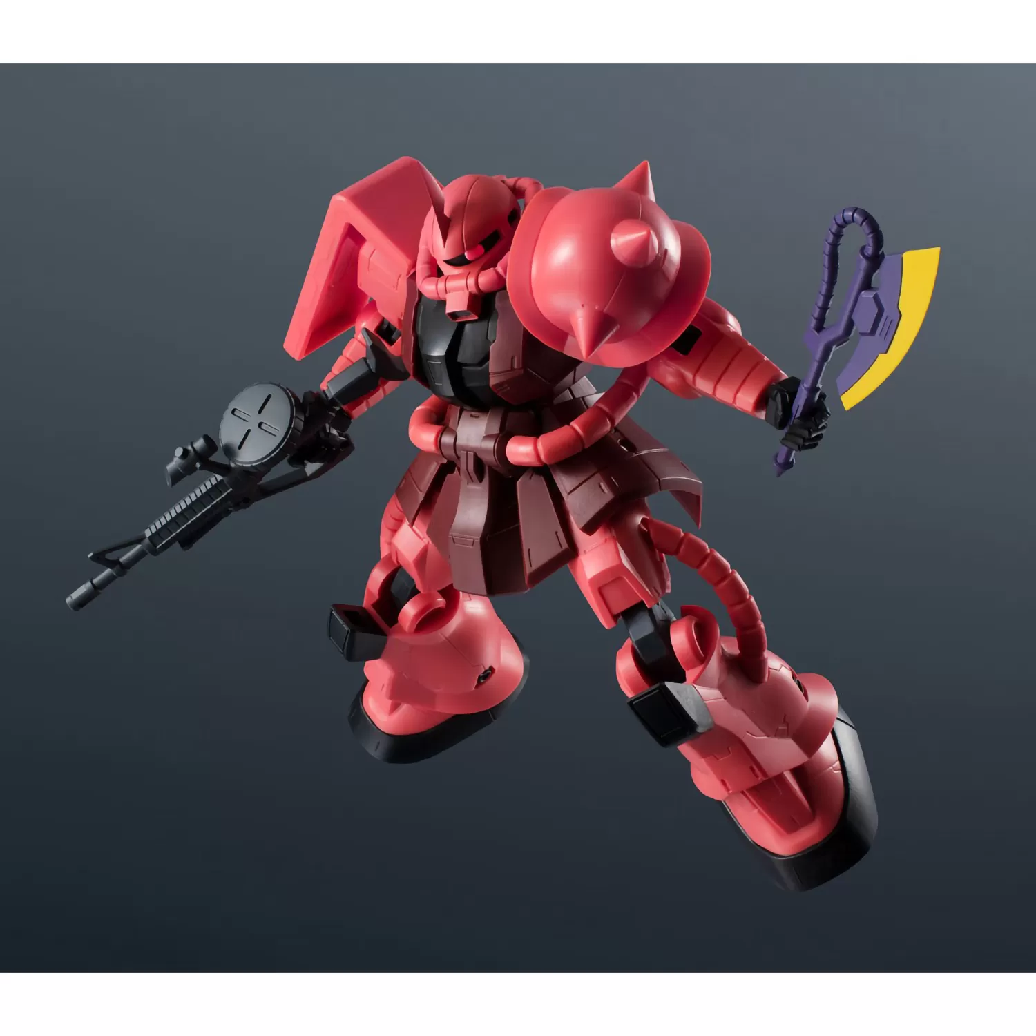 Фигурка Bandai Tamashii Nations Gundam Universe: Гандам Мс-06с Чарс Заку 2  (II) (Gundam (First) Ms-06s Chars Zaku 2 (II)) Мобильный Воин Гандам  (Mobile Suit Gundam) (612717) 15 см купить в Москве по