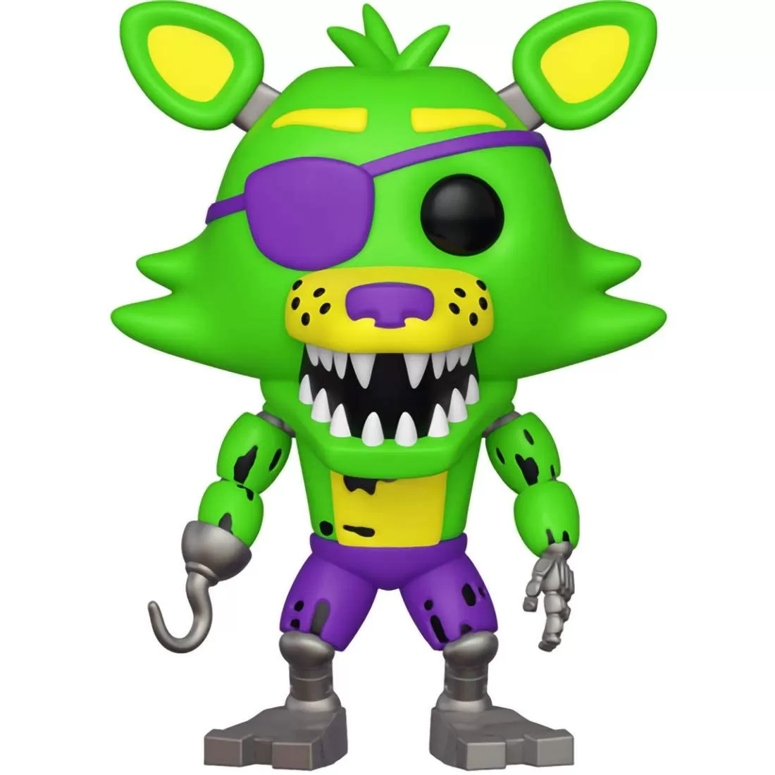 Фигурка Funko POP! Vinyl: Неоновый Фокси (Blacklight Foxy) Пять ночей у  Фредди (FNAF) ((FTM Exc) 34136) 9,5 см