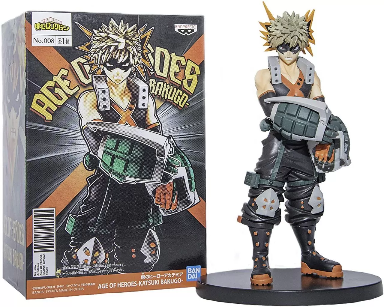 Фигурка Banpresto: Кацуки Бакуго (Katsuki Bakugo) Моя геройская академия Эпоха  Героев (My Hero Academia Age Of Heroes) (BP16211P) 18 см купить в Москве по  цене 1 940 р в каталоге интернет магазина «